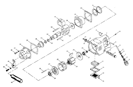 Part Location Diagram of 834-61 Ingersoll Rand Air Strainer Screen